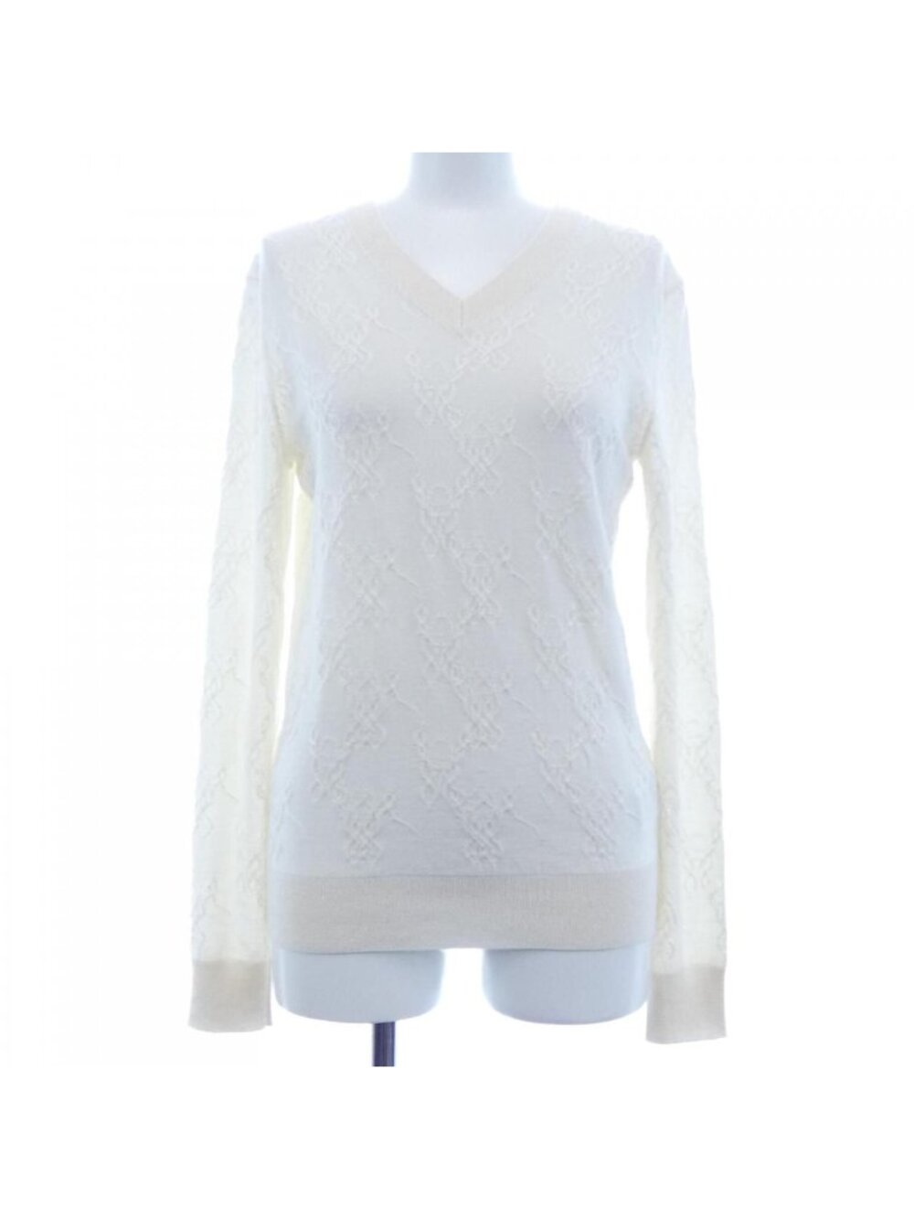 Hermes Knit Sweater Beige